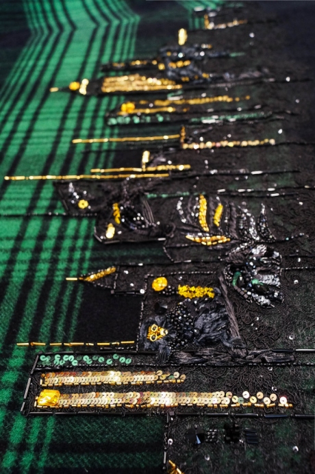 Курс ручной вышивки от школы EMBcentre «Каменные джунгли» широкоформатная вышивка