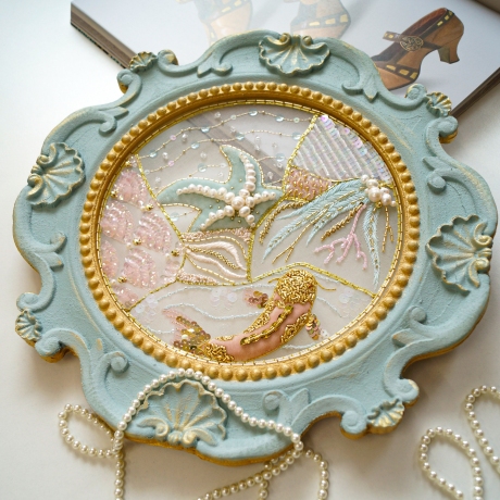 Курс ручной вышивки "Морские узоры" от школы Embcentre г. Ярославль