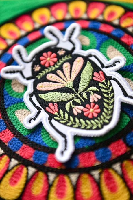 Результат 7-дневного обучения машинной вышивке на курсе "Базовый" сокращенный