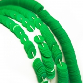 Пайетки плоские 4 мм, цвет: green