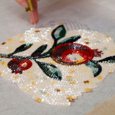 Набор материалов для вышивки к онлайн-курсу "Римская мозаика"